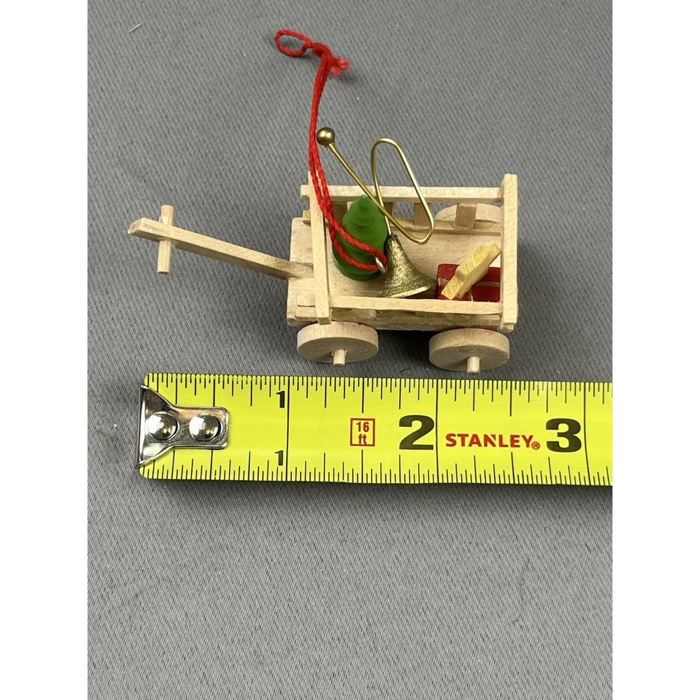 Holzkunst Christian Ulbricht Wooden Ornament Wagon Star Trumpet Christmas Tree - Picture 8 of 10